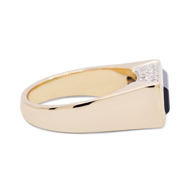 18 Carat Yellow Gold Tourmaline 3.00ct & Diamond Ring