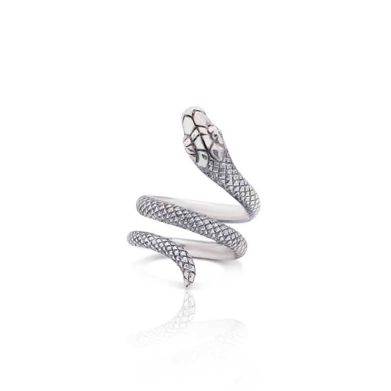 Sterling Silver Snake Ring