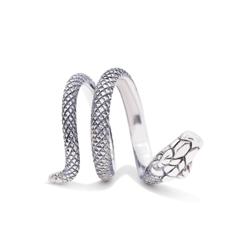 Sterling Silver Snake Ring