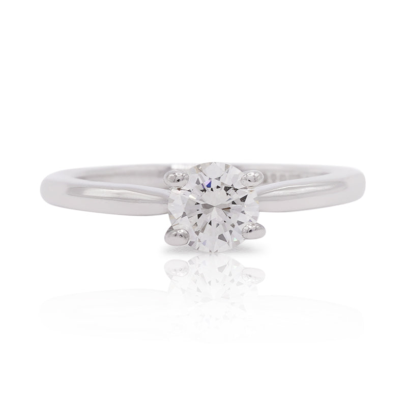 Platinum Diamond Solitaire Ring