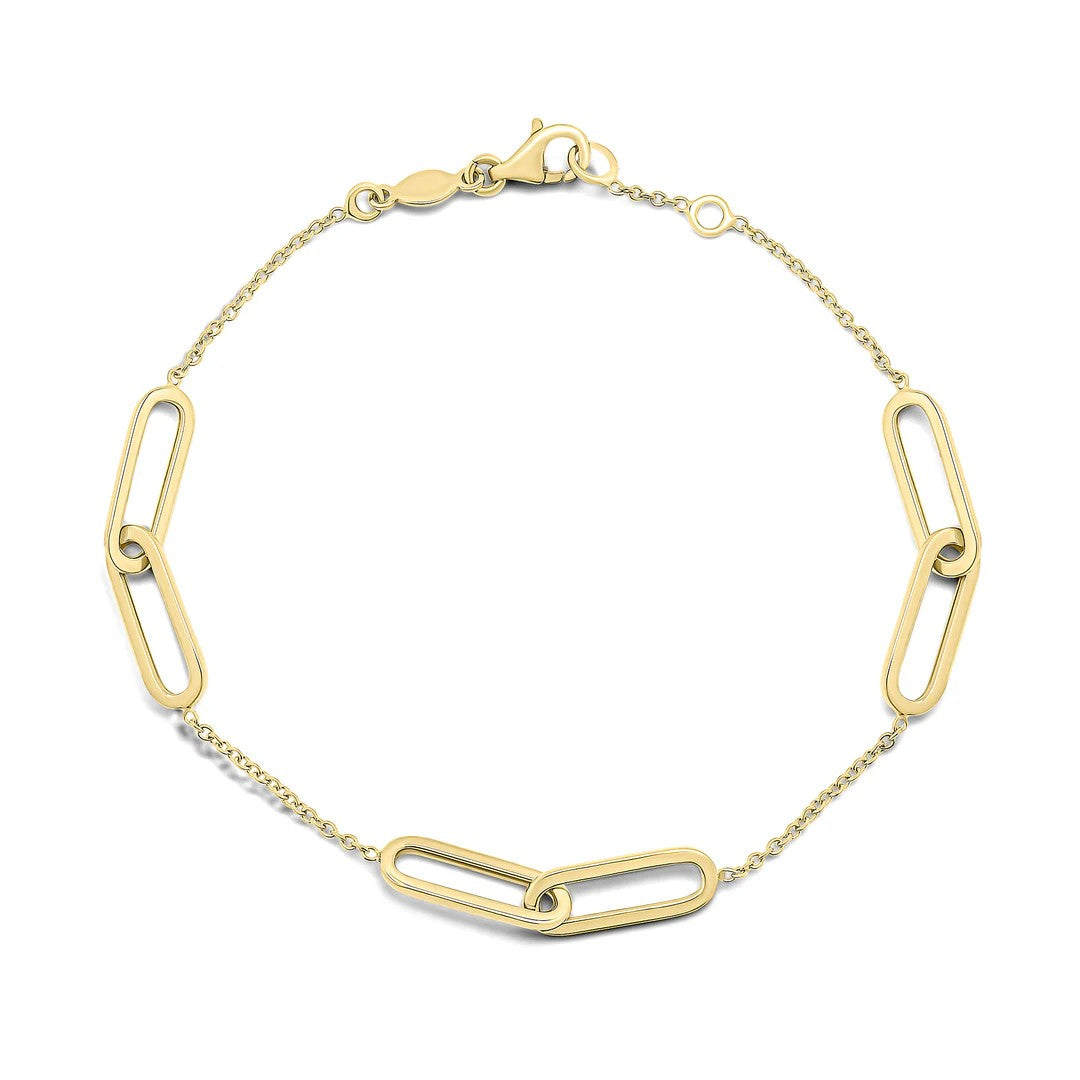 9 Carat Yellow Gold Ladies Bracelet