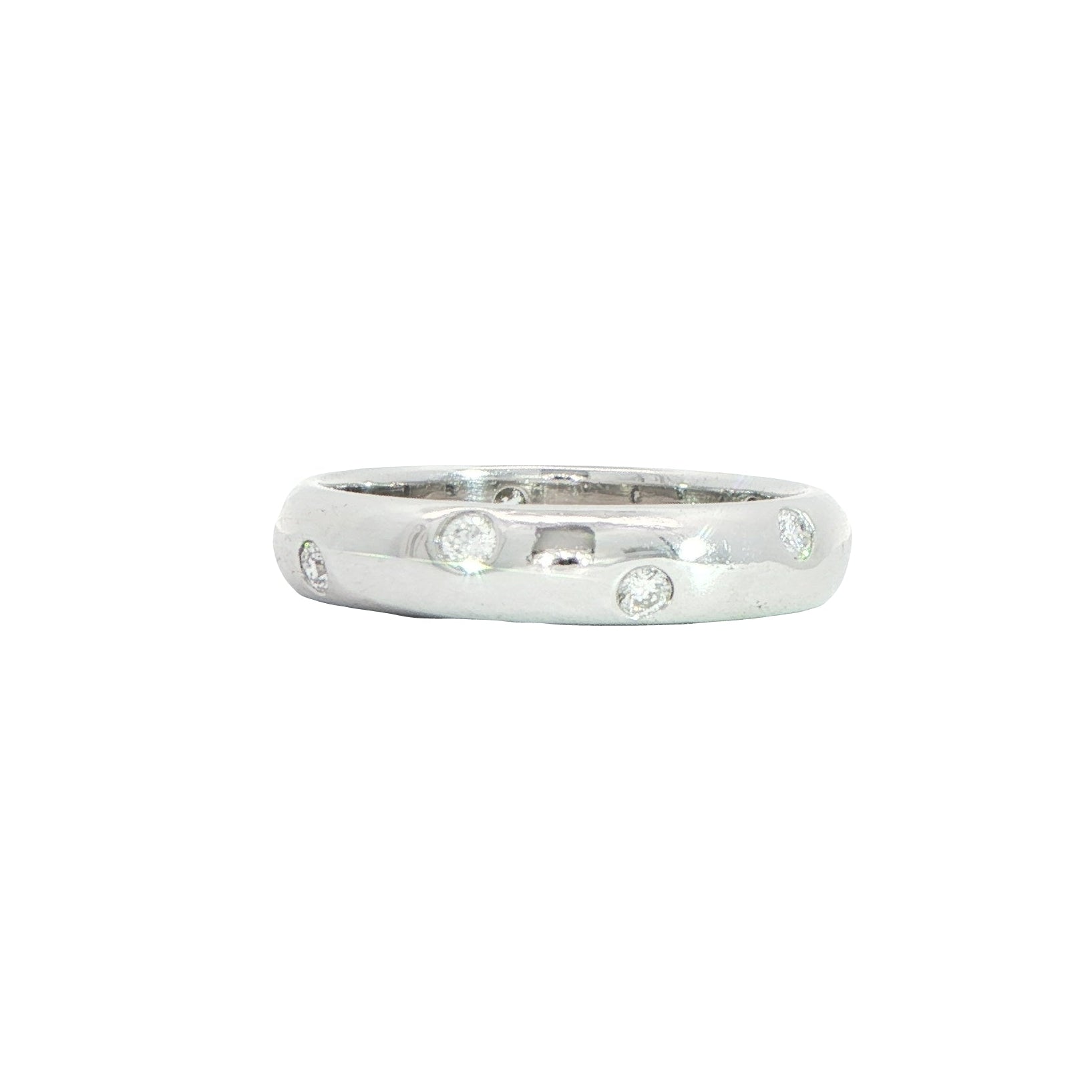 Platinum Diamond Band Ring