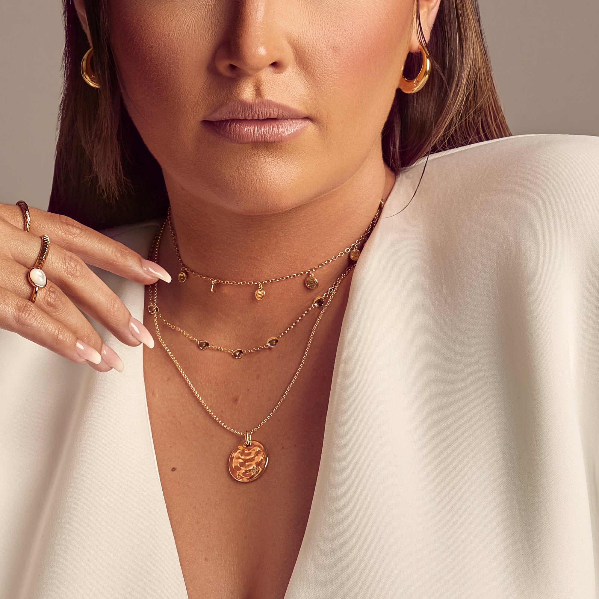 Hot Diamonds X Golden Edit Beach Necklace