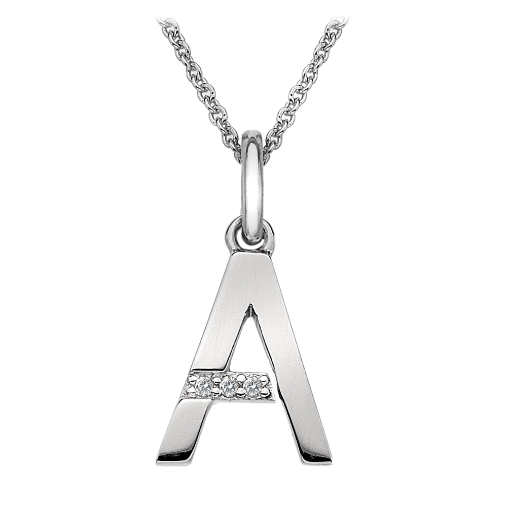 Hot Diamonds Silver Letter Pendant