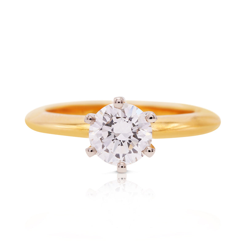 18 Carat Yellow Gold Laboratory Grown Diamond Solitaire - 1.00ct