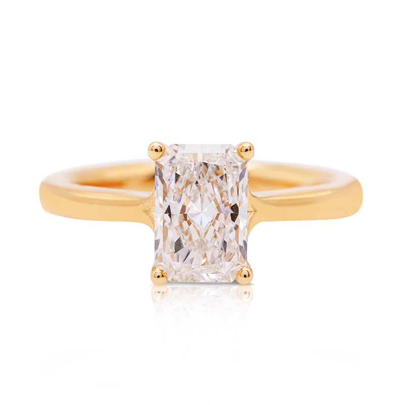 18 Carat Yellow Gold Laboratory Grown Diamond Solitaire - 1.50ct