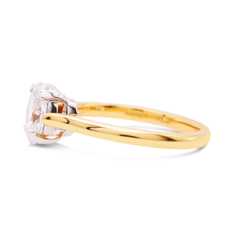 18 Carat Yellow Gold Laboratory Grown Diamond Solitaire Ring