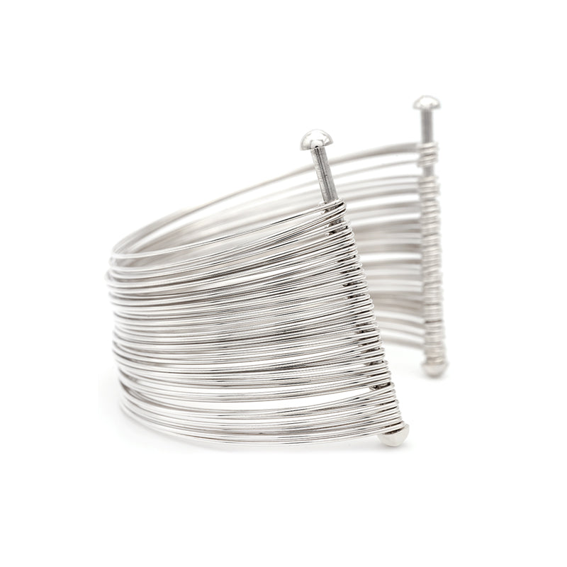 Silver Multiband Open Cuff