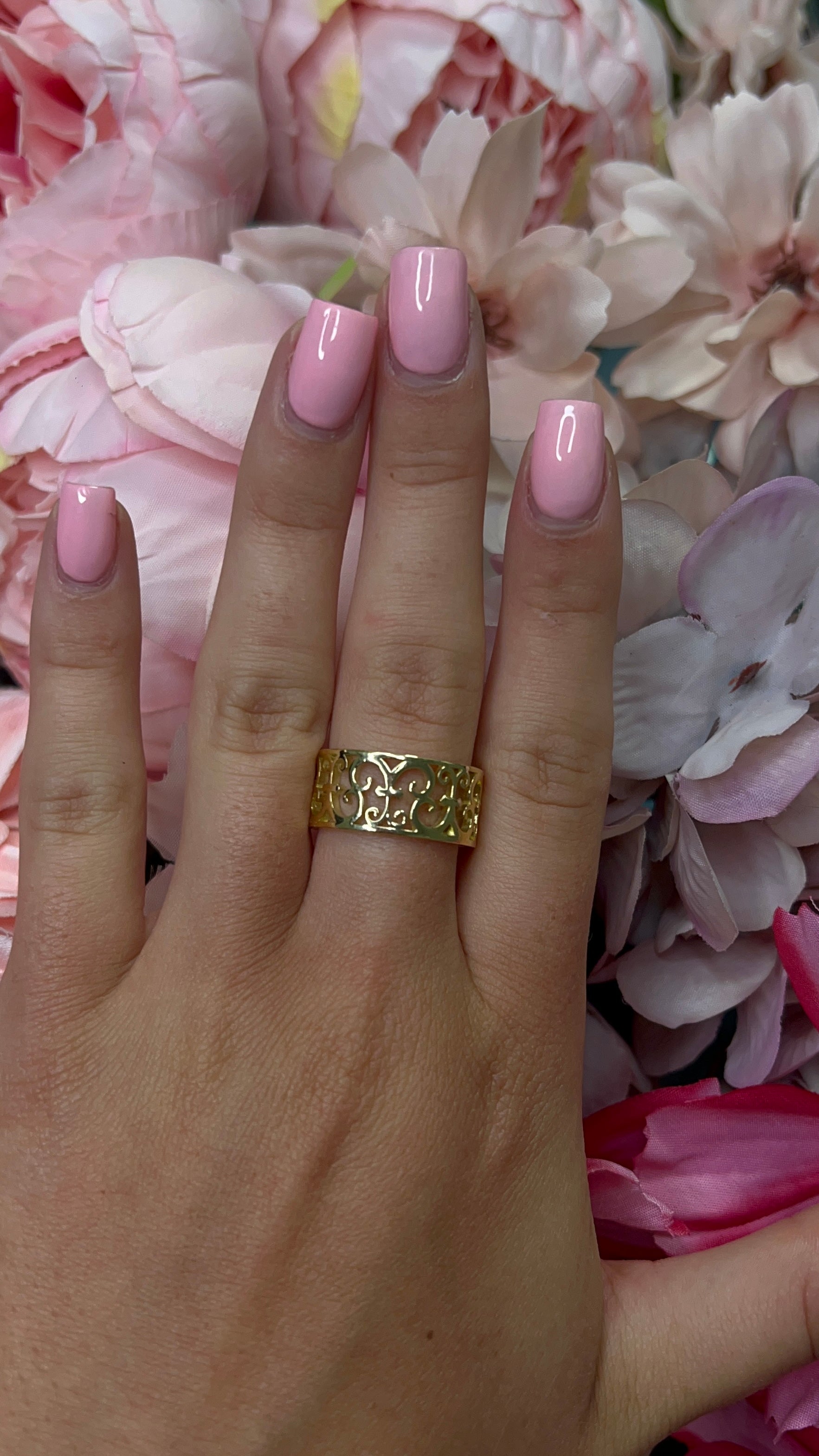 18 Carat Yellow Gold Tiffany & Co. Enchant Wide Ring