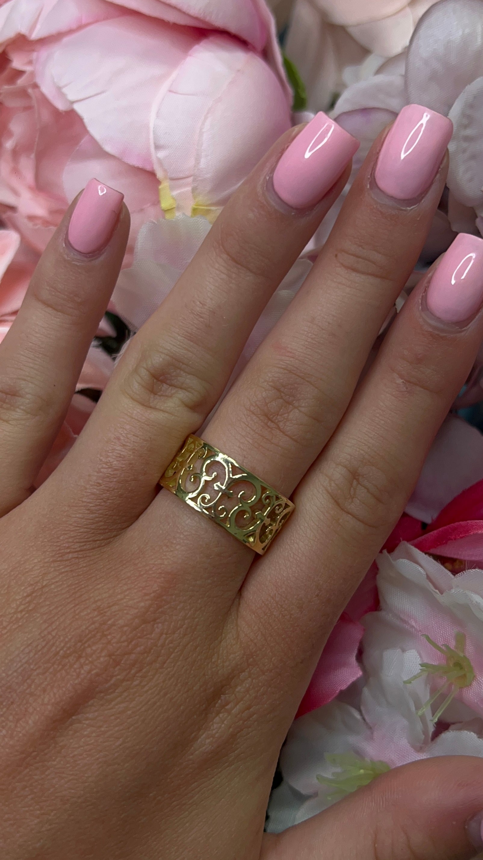 18 Carat Yellow Gold Tiffany & Co. Enchant Wide Ring