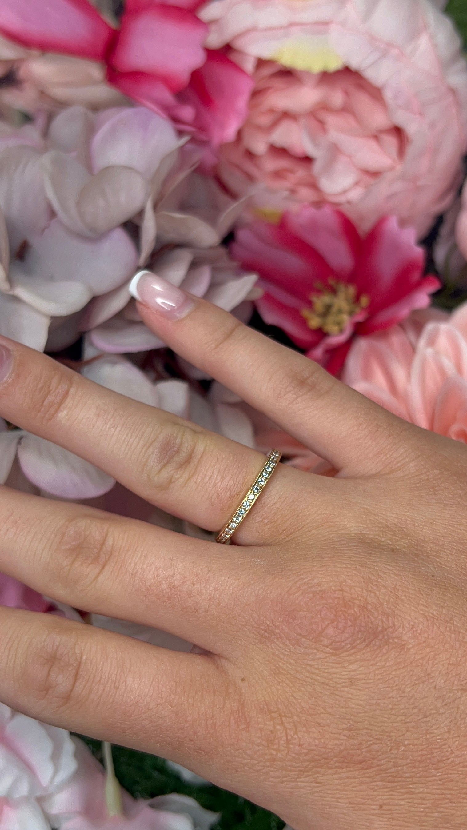 18 Carat Yellow Gold Diamond Full Eternity Ring