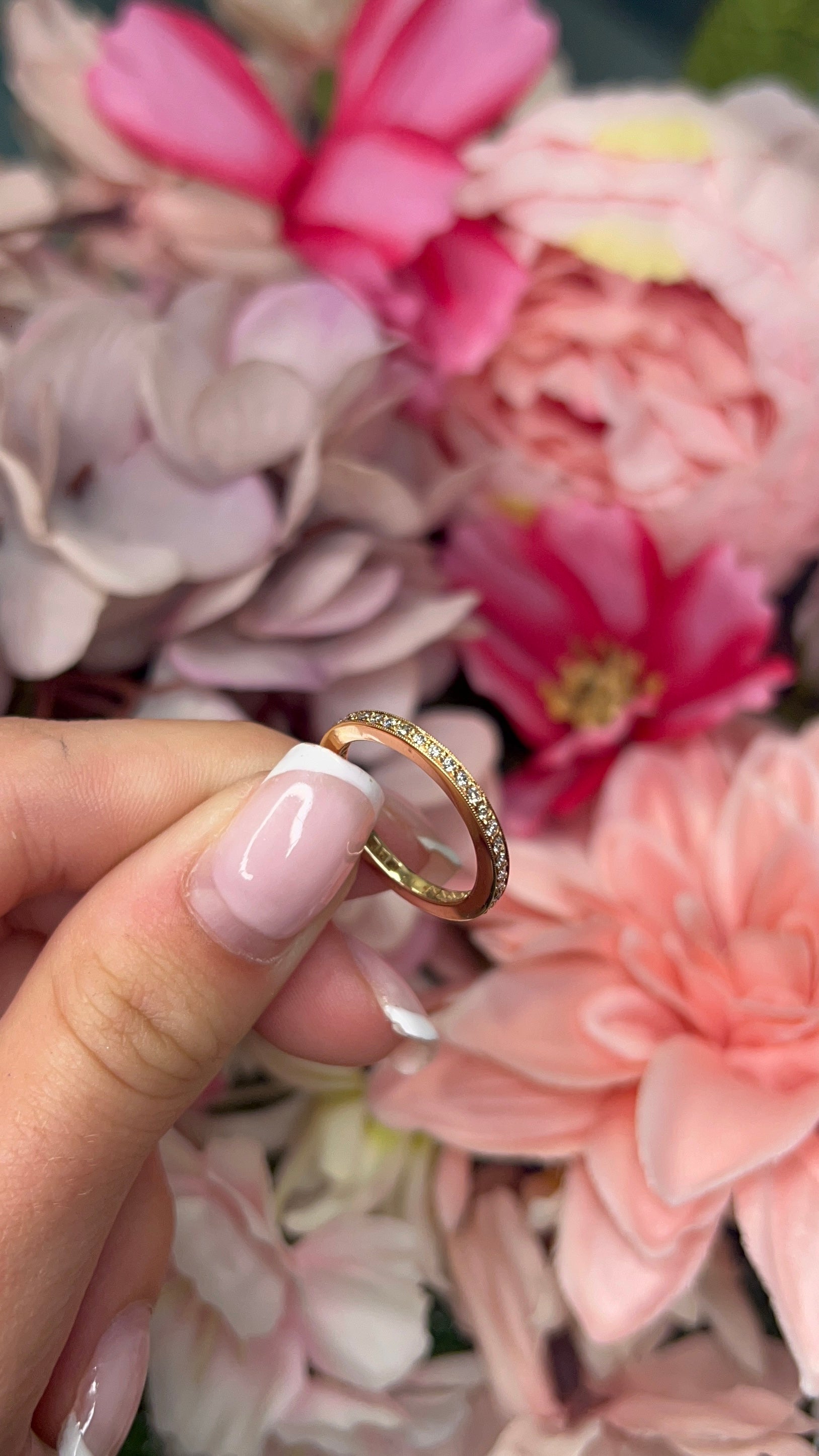 18 Carat Yellow Gold Diamond Full Eternity Ring