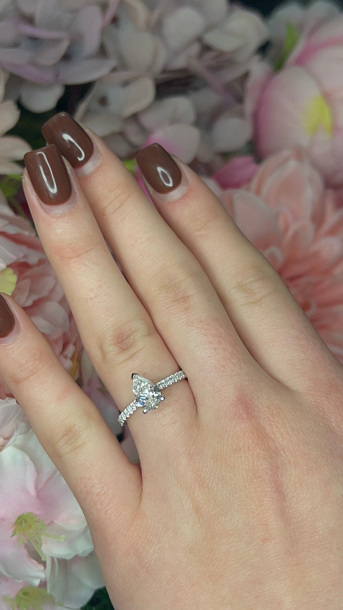 18 Carat White Gold Laboratory Grown Diamond Ring