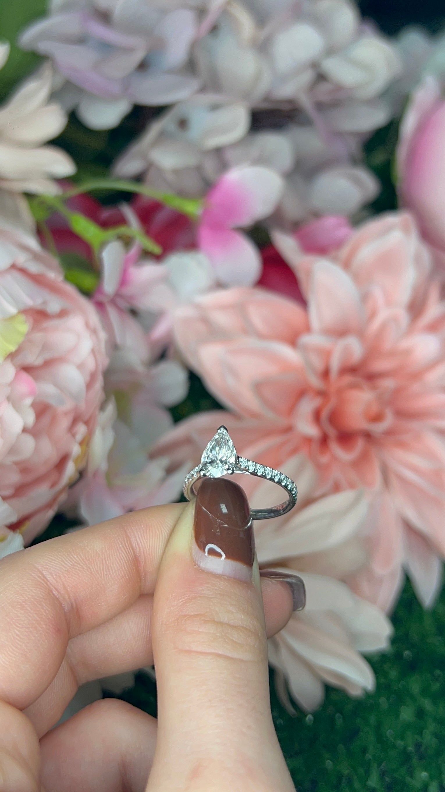 18 Carat White Gold Laboratory Grown Diamond Ring