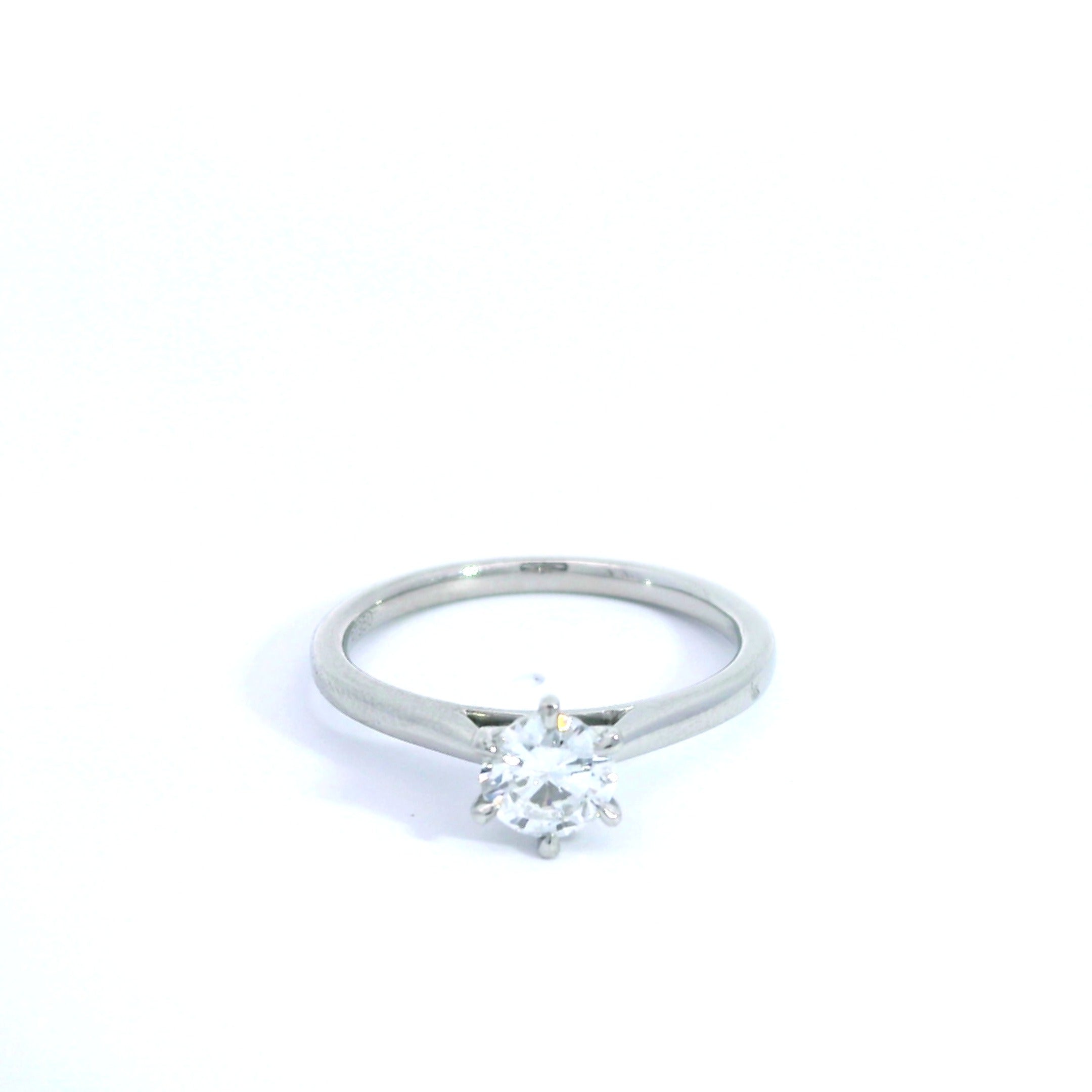 Platinum 0.50ct Diamond Solitaire Ring