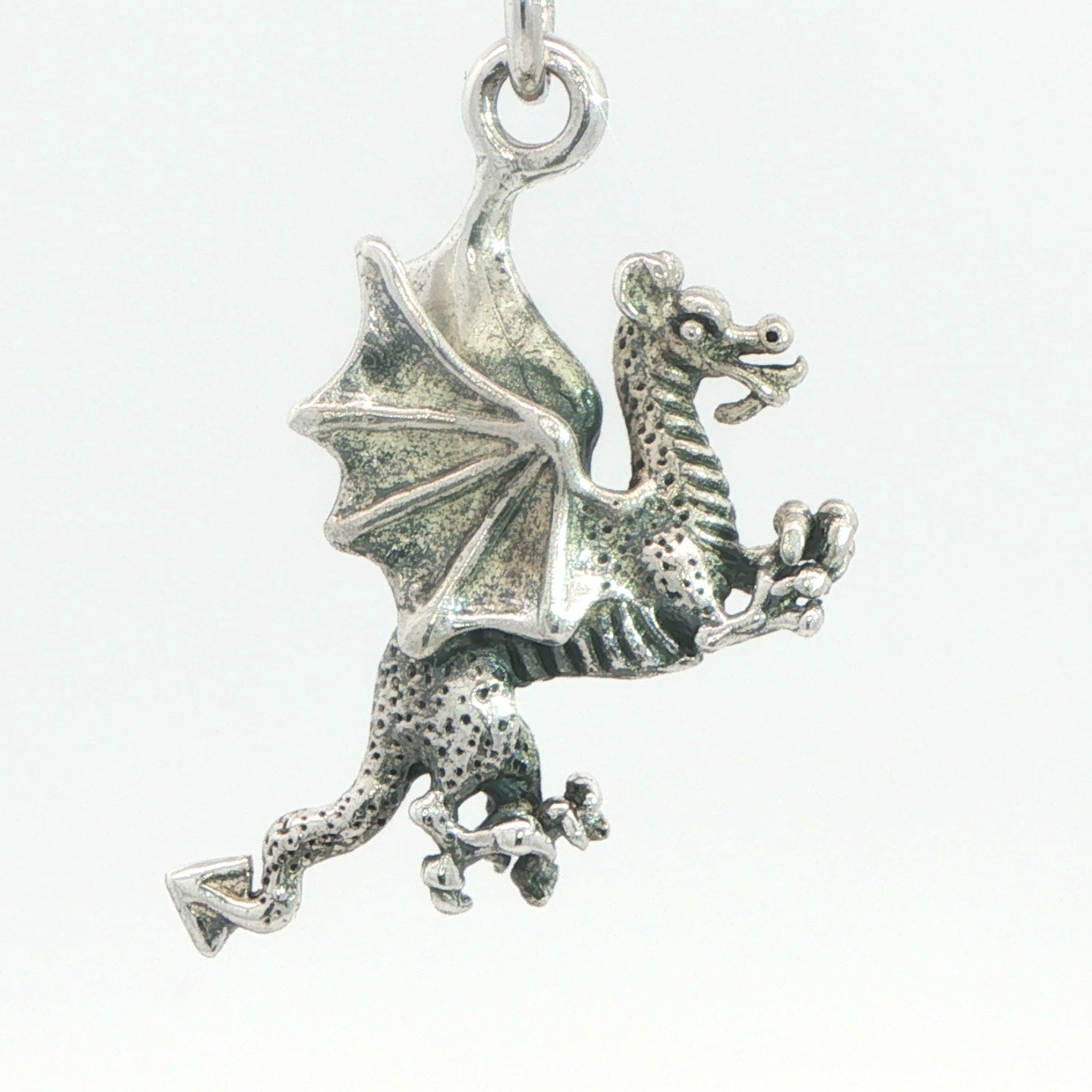 Silver Dragon Pendant