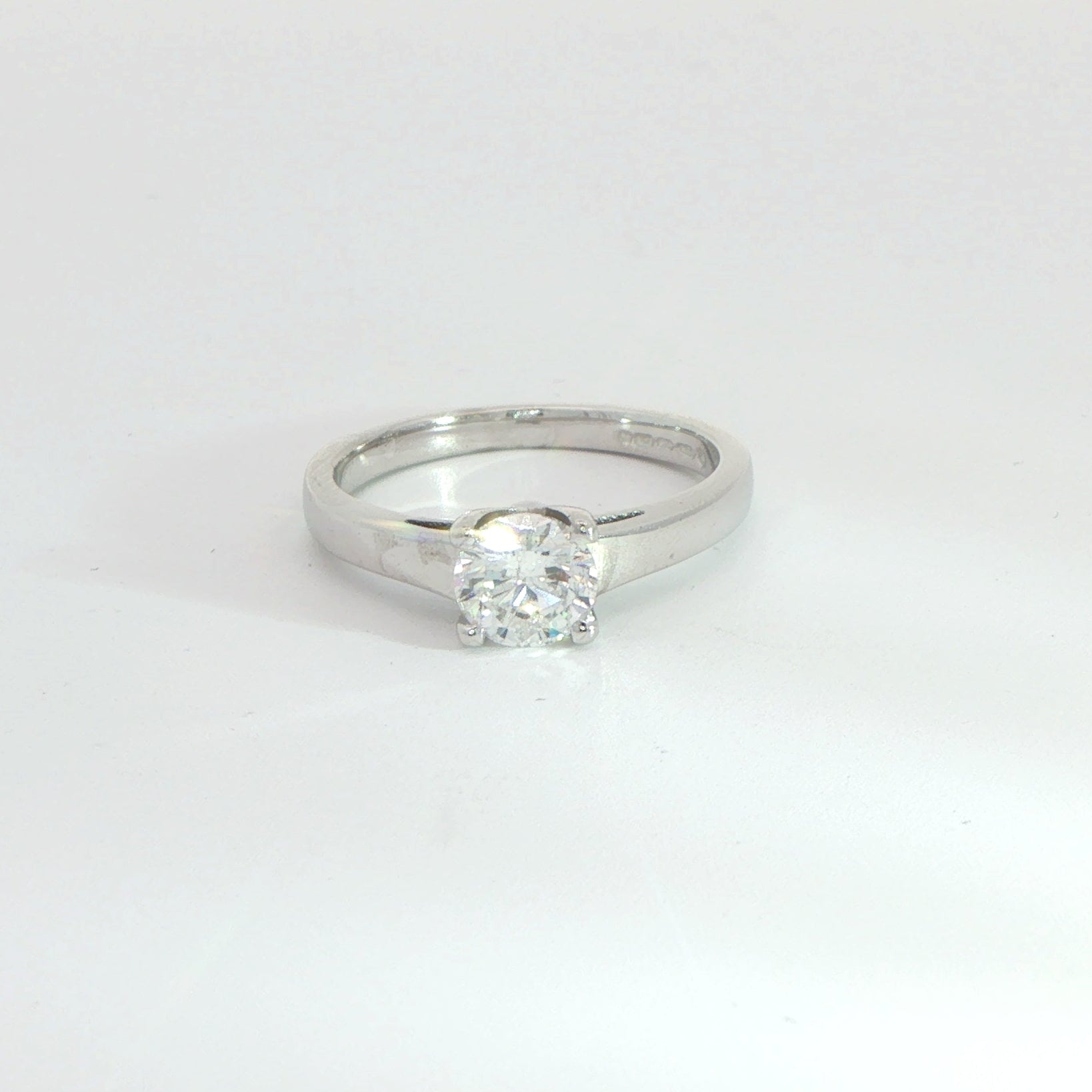 18 Carat White Gold Diamond Solitaire 0.60ct