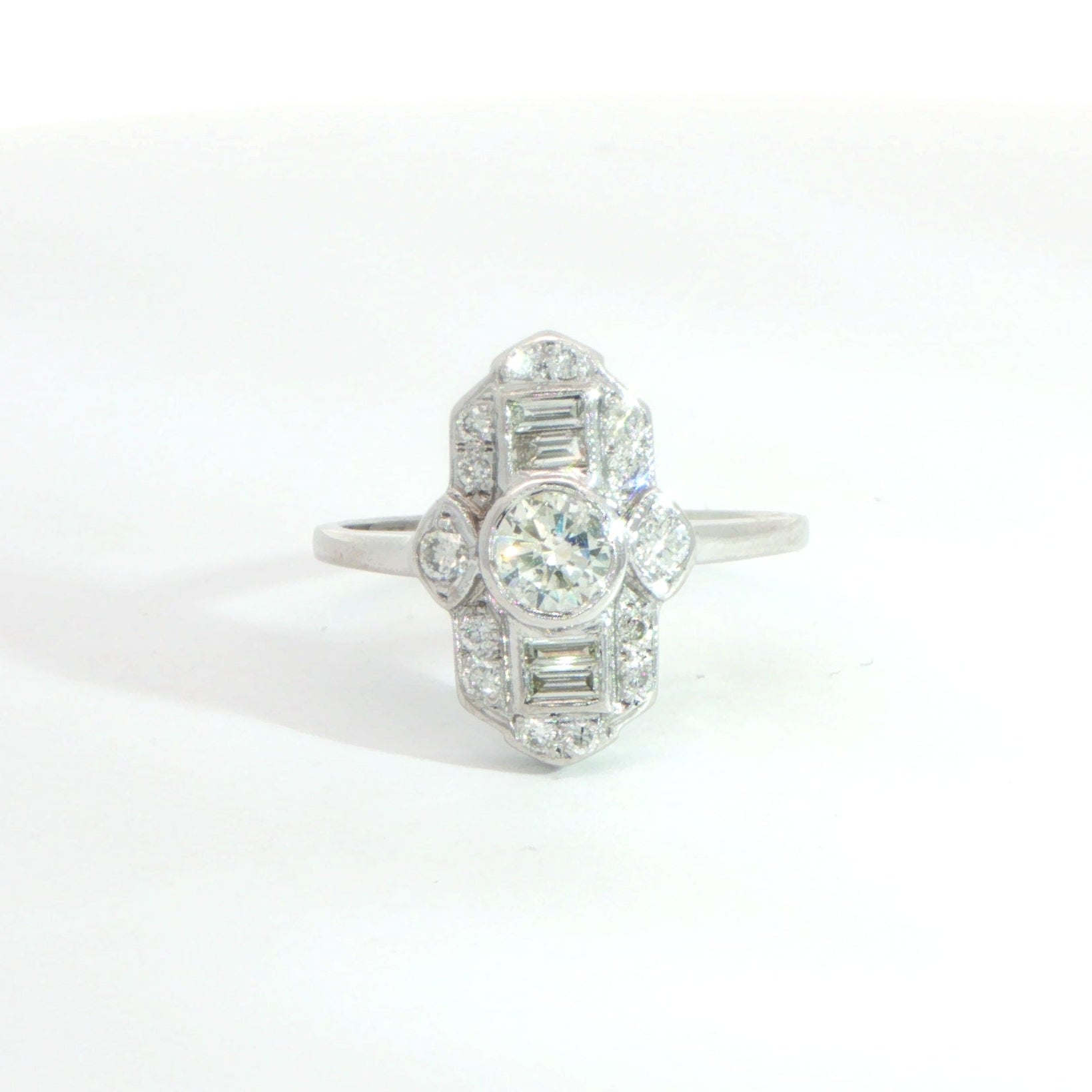 18 Carat White Gold Diamond Cocktail Ring