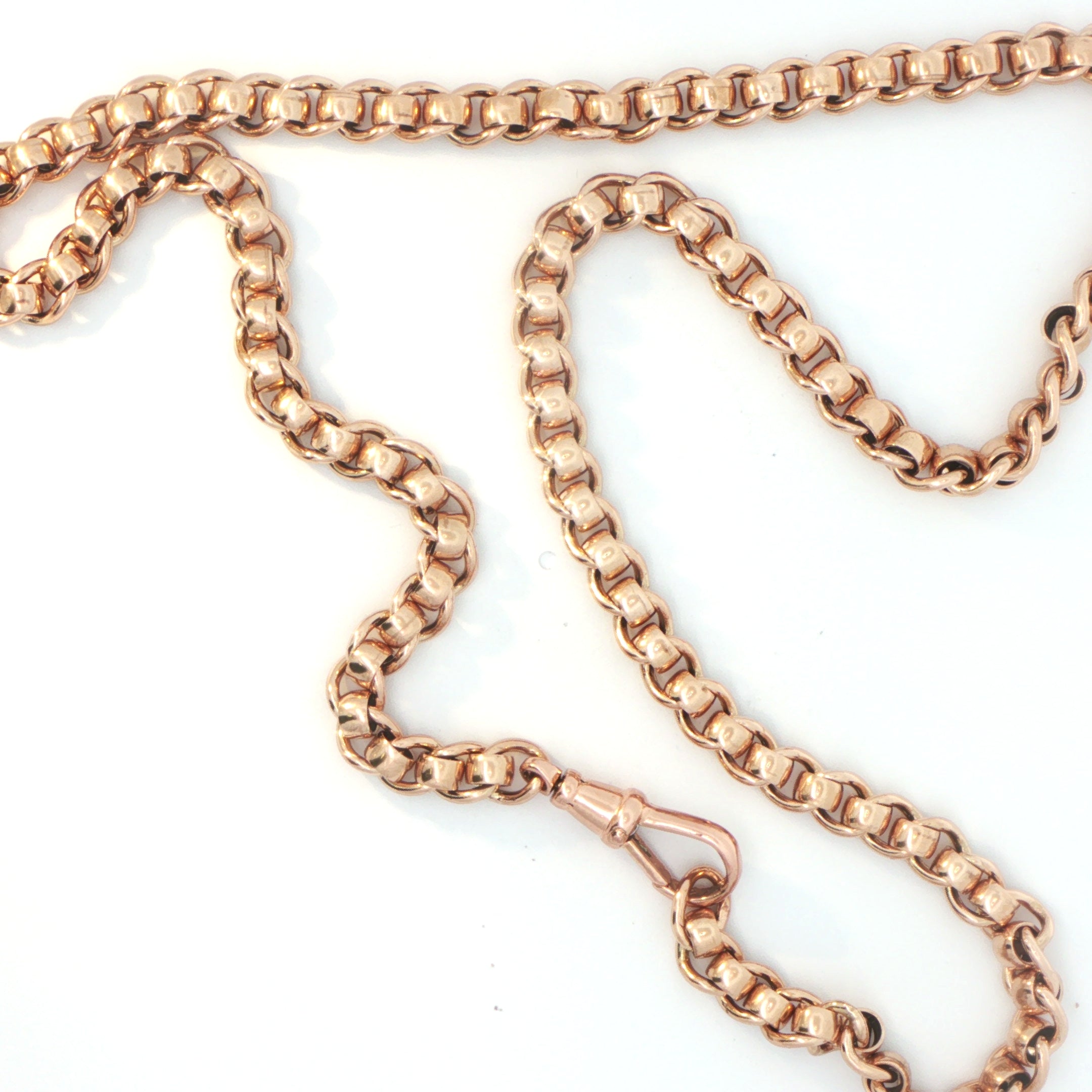 9 Carat Rose Gold Albert Chain