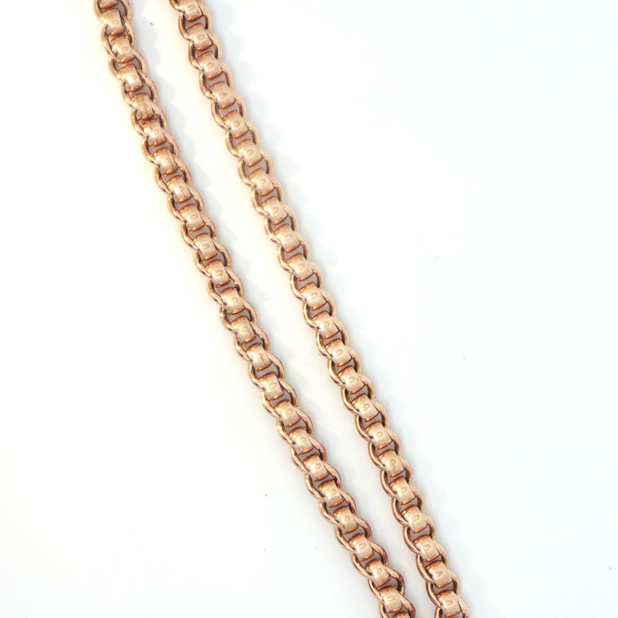 9 Carat Rose Gold Albert Chain