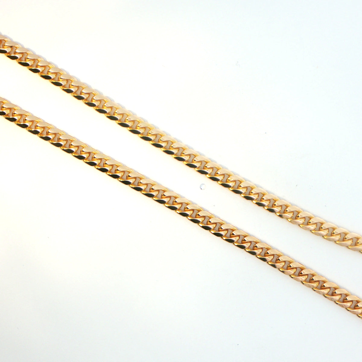 9 Carat Yellow Gold Flat Curb Chain